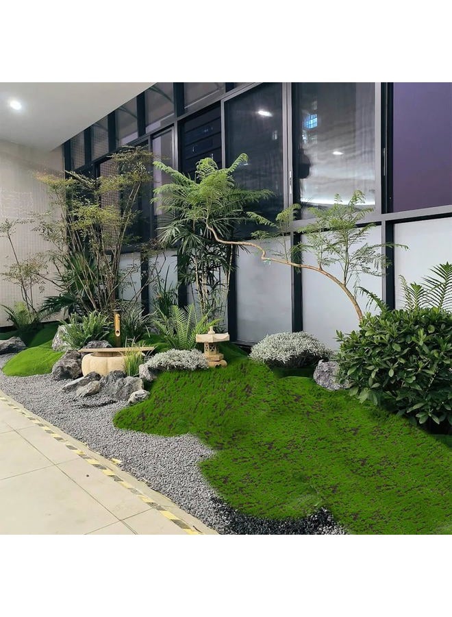 NAHARO 236" x 40"Artificial Moss Mat - Realistic Faux Green Moss Grass for Indoor & Outdoor Decor - Soft, Lush & Natural Looking Turf for Fairy Gardens, Home, Office, Patio, Wedding & DIY Crafts - Image 4