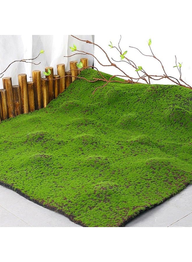 NAHARO 236" x 40"Artificial Moss Mat - Realistic Faux Green Moss Grass for Indoor & Outdoor Decor - Soft, Lush & Natural Looking Turf for Fairy Gardens, Home, Office, Patio, Wedding & DIY Crafts - Image 3