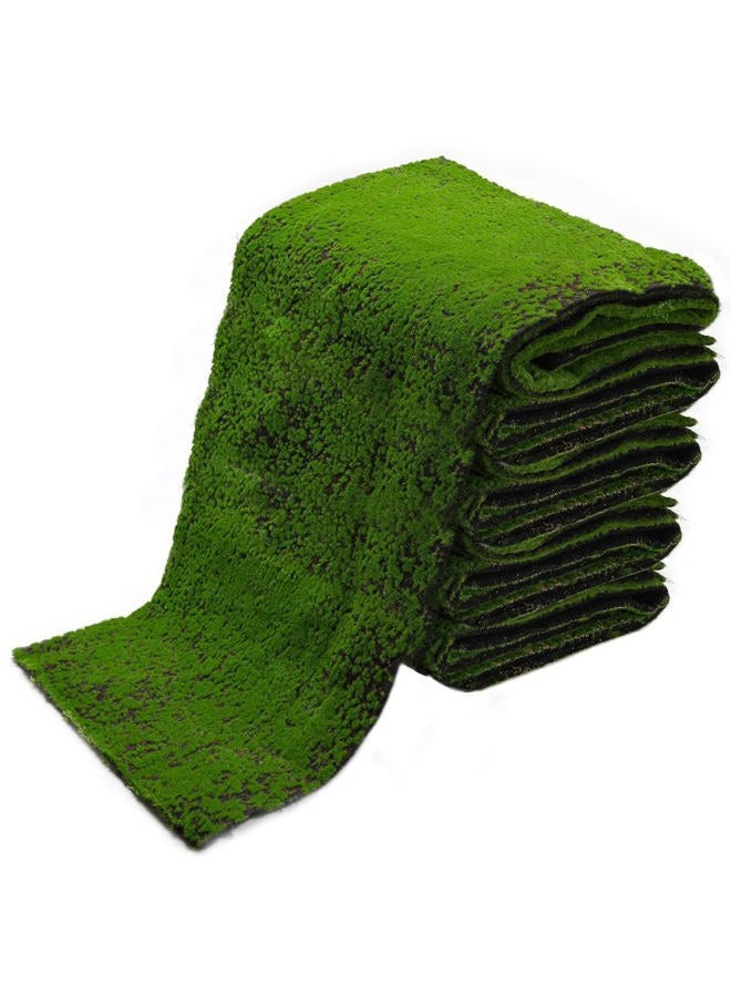 NAHARO 236" x 40"Artificial Moss Mat - Realistic Faux Green Moss Grass for Indoor & Outdoor Decor - Soft, Lush & Natural Looking Turf for Fairy Gardens, Home, Office, Patio, Wedding & DIY Crafts - Image 1