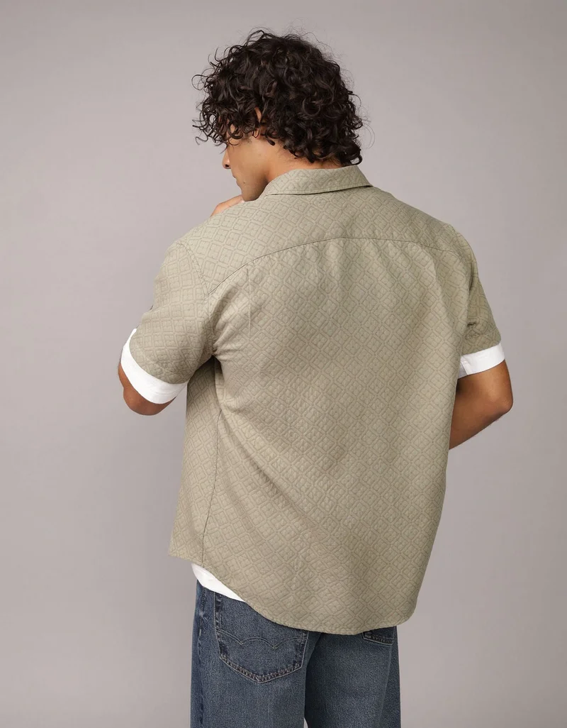 American Eagle AE Poolside Button-Up Shirt