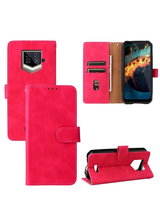 S-TOP Case For Oukitel WP15 5G Solid Color Skin Feel Magnetic Buckle Leather Phone Case - Image 1