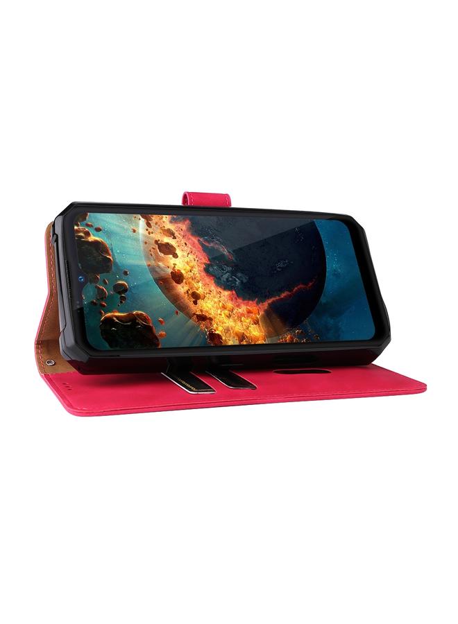 S-TOP Case For Oukitel WP15 5G Solid Color Skin Feel Magnetic Buckle Leather Phone Case - Image 5