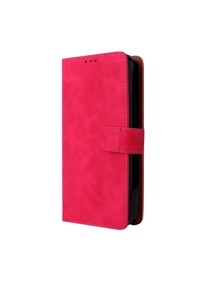 S-TOP Case For Oukitel WP15 5G Solid Color Skin Feel Magnetic Buckle Leather Phone Case - Image 2