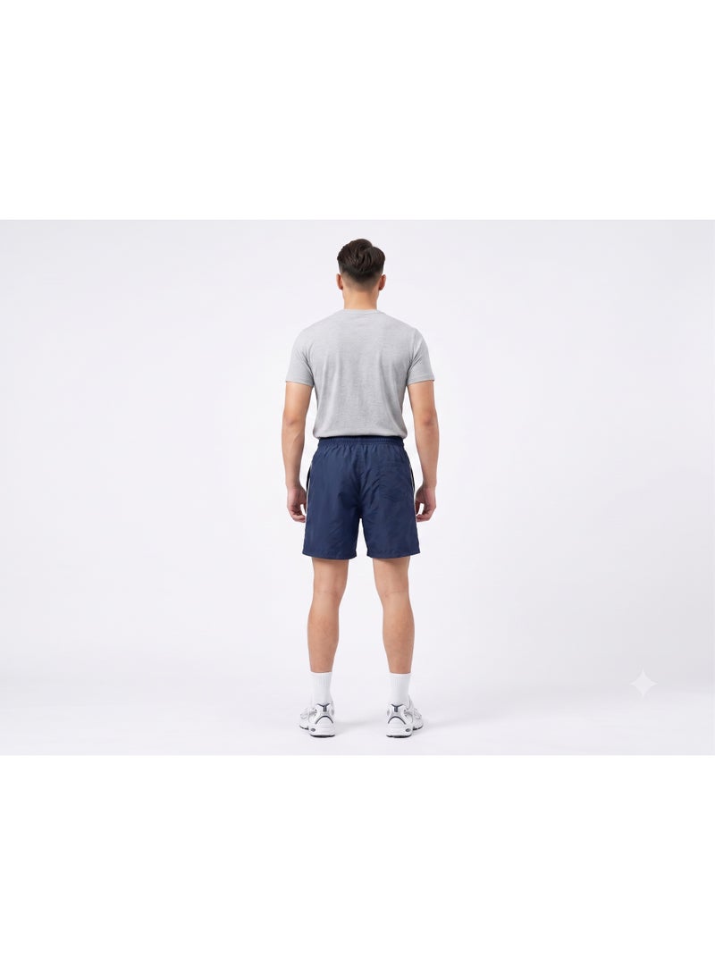 Caesar Men's waterproof beach shorts with side zippers and print - Image 3