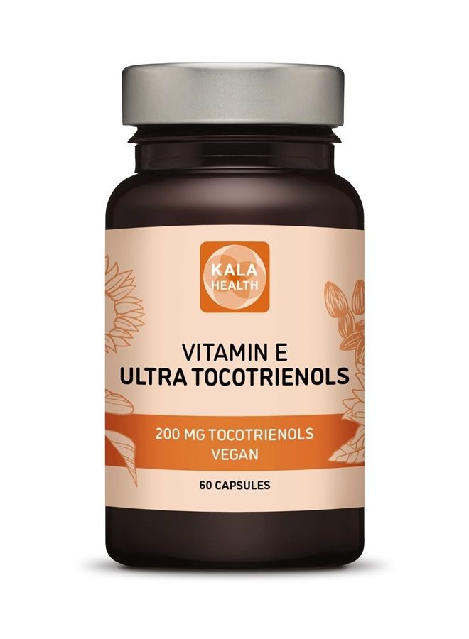 Kala Health Ultra Tocotrienol 200mg Vitamin E Vegan – All 4 tocotrienols - Tocopherol Free - Supports Immune Health & Antioxidant Health Tocotrienols Supplement - Image 1
