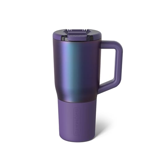 BrÃ¼Mate BrüMate Müv - 25oz 100% Leak Proof Insulated Coffee Mug with Handle & Lid - Stainless Steel Coffee Travel Mug - Double Walled Coffee Cup (Dark Aura) - Image 1
