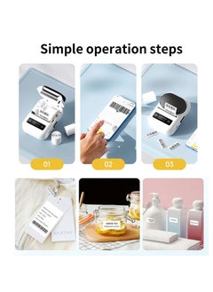 Generic Label printer Handheld mini portable self-adhesive sticker home Bluetooth version barcode label maker  - Image 2