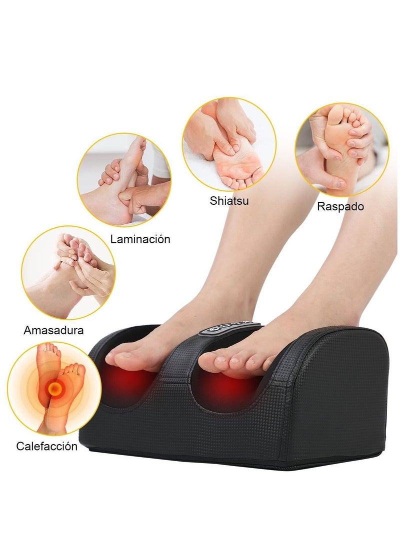 Generic Electric Foot Massager Heating Therpay Shiatsu Kneading Roller Muscle Vibrator Pain Relief Relaxation Hot Compression Foot Spa  - Image 1