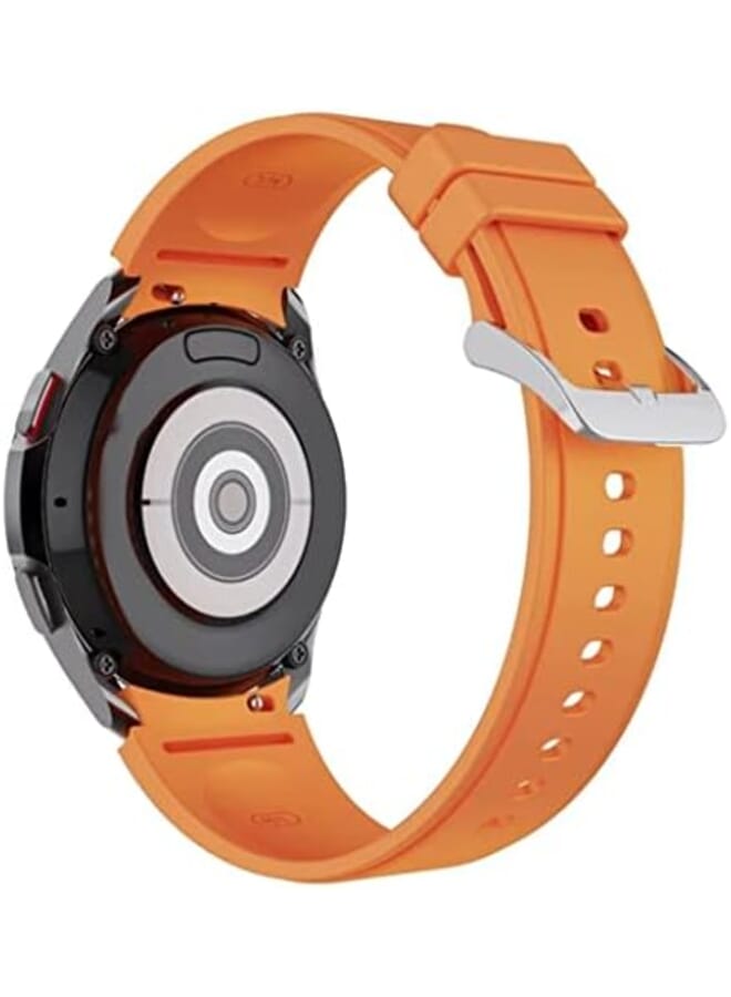 Dado Silicone Replacement Band Compatible With Samsung Galaxy Watch 6 Classic 47 43Mm 5 Pro 45Mm 4 Classic 46 42Mm Watch 6 5 4 44 40Mm Special Strap Design No Gap  - Image 2