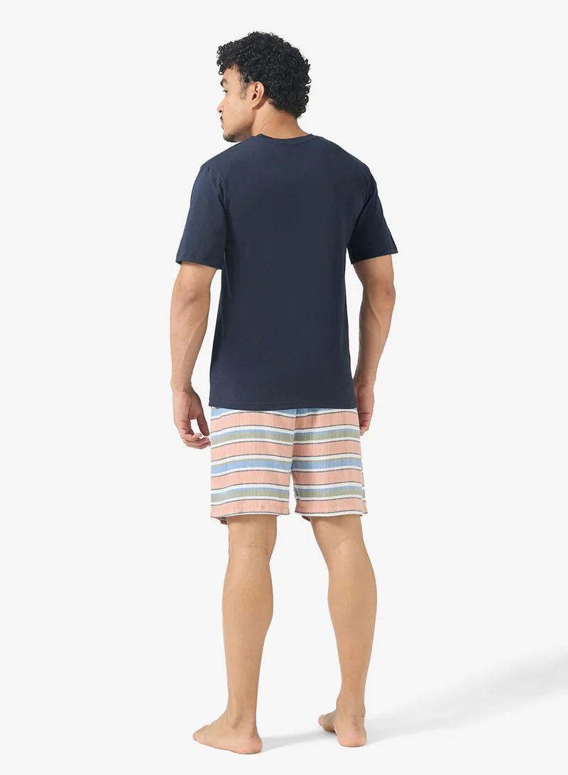 Robert Wood Nightwear T-Shirt & Shorts Set