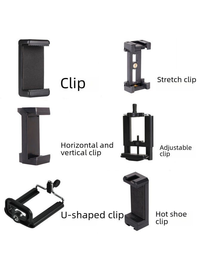 Desktop Clip Lazy Live Video Mini Mobile Phone Clip Desktop Fixed Word Double Hole Mobile Phone Clip-Color:Double Hot Boots Mobile Phone Clip - Image 2