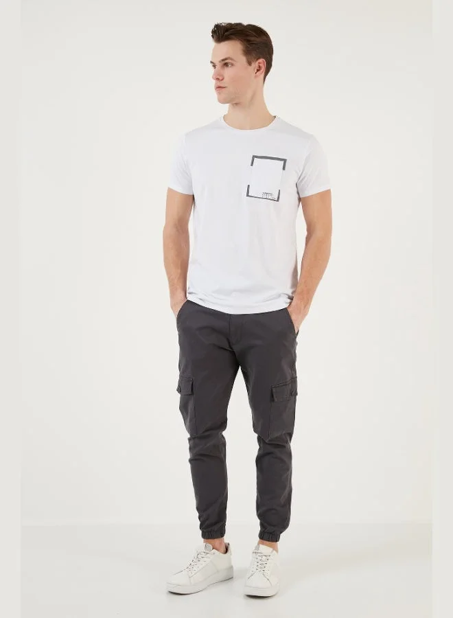 Buratti  Buratti Crew Neck Cotton Slim Fit T Shirt Men's T SHIRT 541REWORK for Men | Best Price UAE