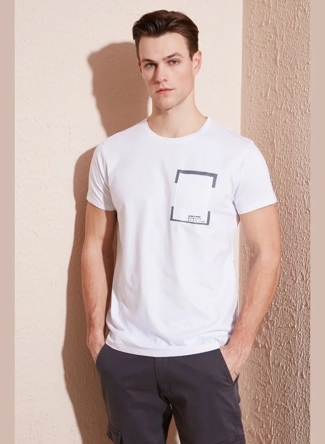 Buratti Crew Neck Cotton Slim Fit T Shirt Men's T SHIRT 541REWORK