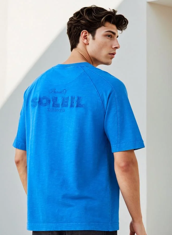Lee Cooper Lee Cooper Panelled T-shirt with Crew Neck