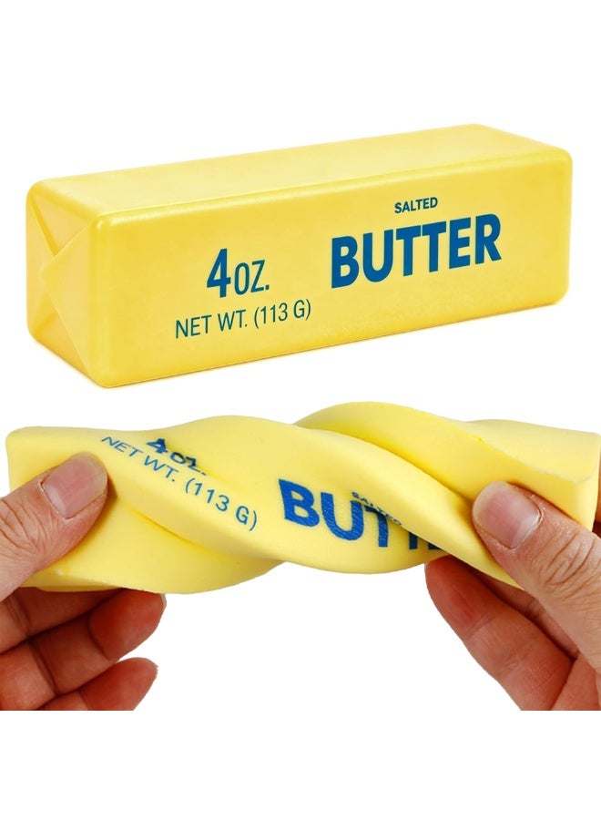 Duravel Butter Squeeze Toy Slow-Rise Salted Butter Stress Reliever 4oz (113g) - Image 1