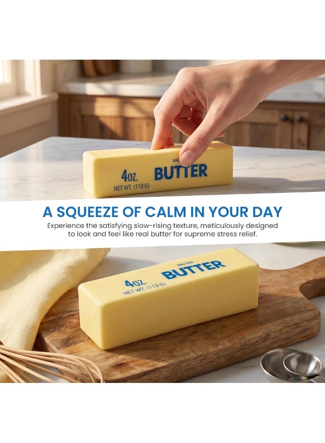 Duravel Butter Squeeze Toy Slow-Rise Salted Butter Stress Reliever 4oz (113g) - Image 4