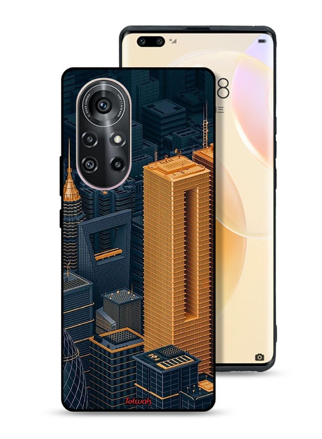 Tolwak Huawei nova 8 Pro 4G Protective Case Cover Buildings Art - Image 1