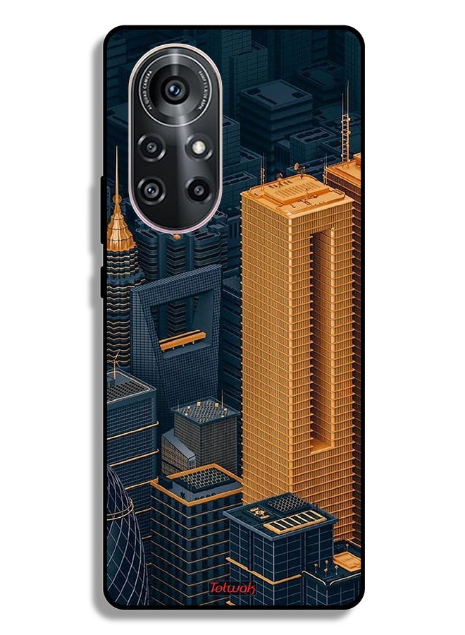 Tolwak Huawei nova 8 Pro 4G Protective Case Cover Buildings Art - Image 2