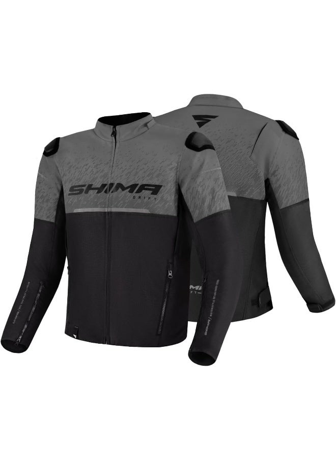 SHIMA Urban Drift Textile Motorbike Jacket Large Size - Image 3