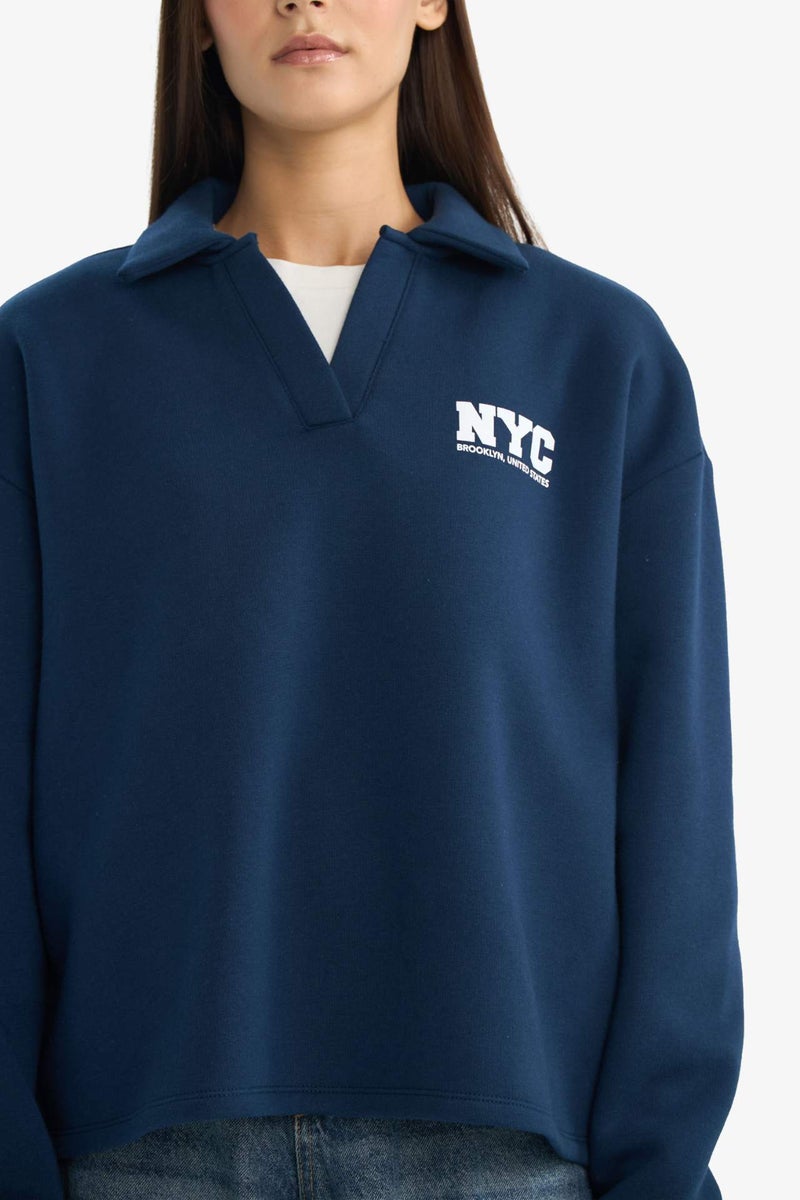 DeFacto Oversize Printed Sweatshirt - Image 4