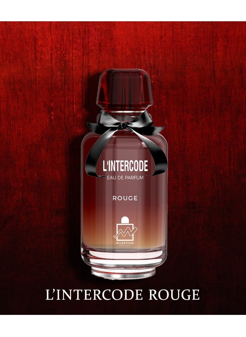 Milestone™ - L'intercode Rouge Eau De Parfum For Women - 100ml( L'Interdit Rouge By Givenchy ) - Image 1