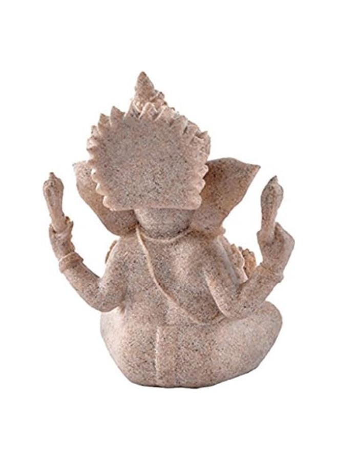klarako Elephant Statue Sculpture Sandstone Ganesha Buddha Handmade Figurine  - Image 3