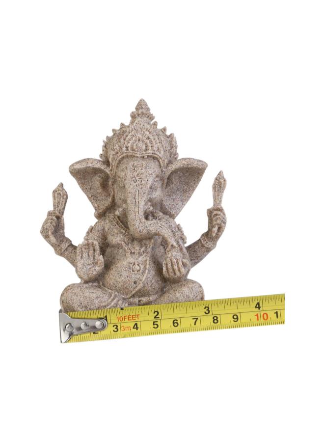 klarako Elephant Statue Sculpture Sandstone Ganesha Buddha Handmade Figurine  - Image 5
