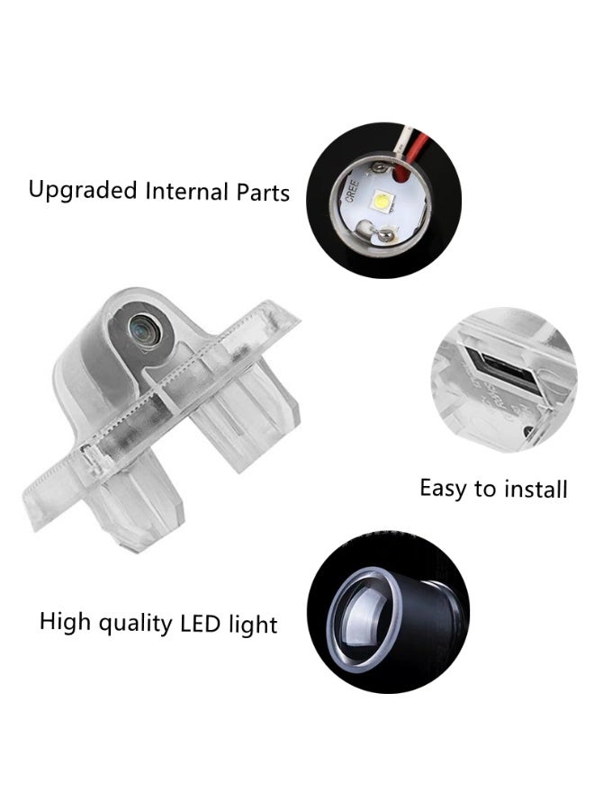 Vierex 2Pcs Car Door Welcome LED Logo Lights for Nissan X-Trail T30 & Nissan X-Trail T31 (2004-2014) Laser Projector Courtesy Lamp Ghost Shadow Light Plug & Play - Image 3