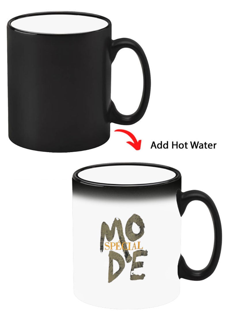 Theodor Color Changing Heat Sensitive Ceramic Mug, Image Revealed When HOT Liquid is Added! Mode special - Image 1