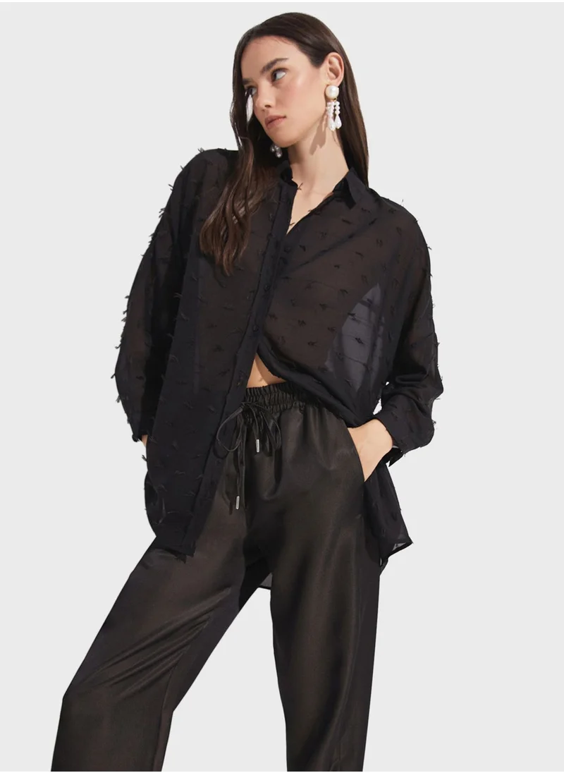 جون High Waist Pants