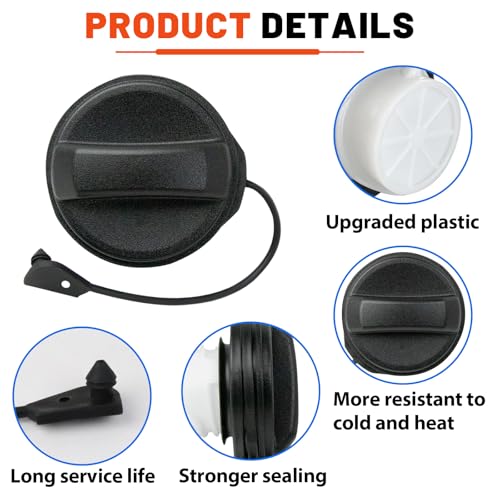 HAVANSIDY LR178173 Fuel Cap Fit for Range Rover Evoque 2014-2021, Range Rover Sport 2015-2021, Velar 2018-2021, Discovery Sport 2017-2021 Defender, Compatible with LR138720, Black Gas Tank Cap - Image 4