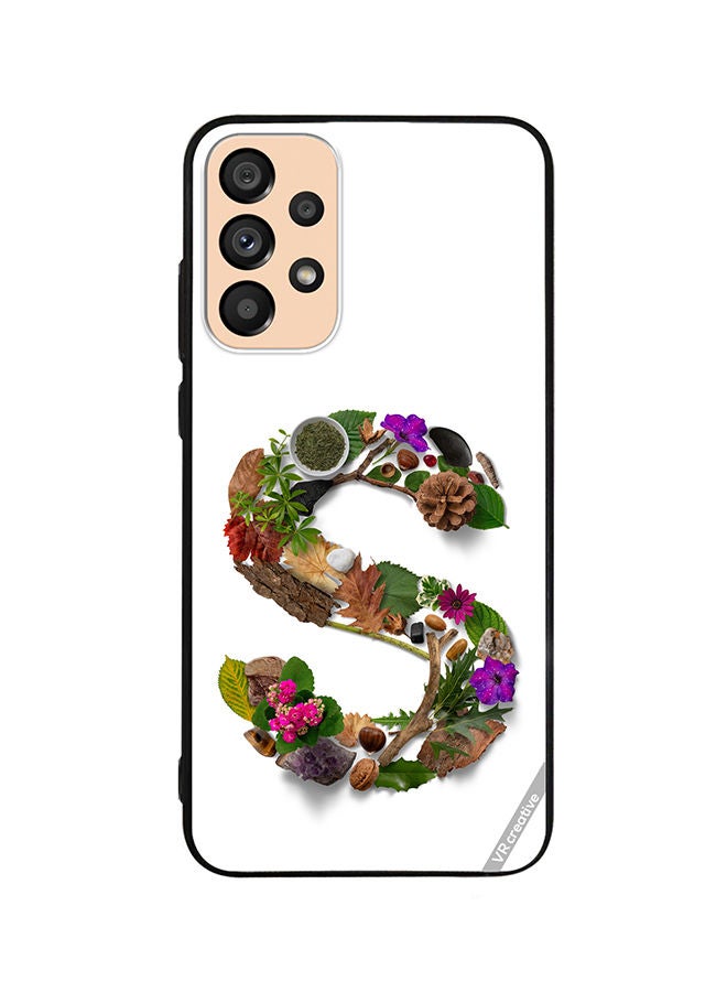 VR CREATIVE Protective Case Cover For Samsung Galaxy A33 5G Alphabet S Design Multicolour - Image 1