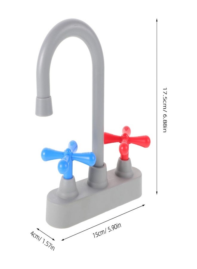 VOSAREA Simulation Kitchen Faucet Toy: Pretend Play Sink Accessories - Portable Design for Home & Outdoor Preschool Role-Playing Games - Image 2