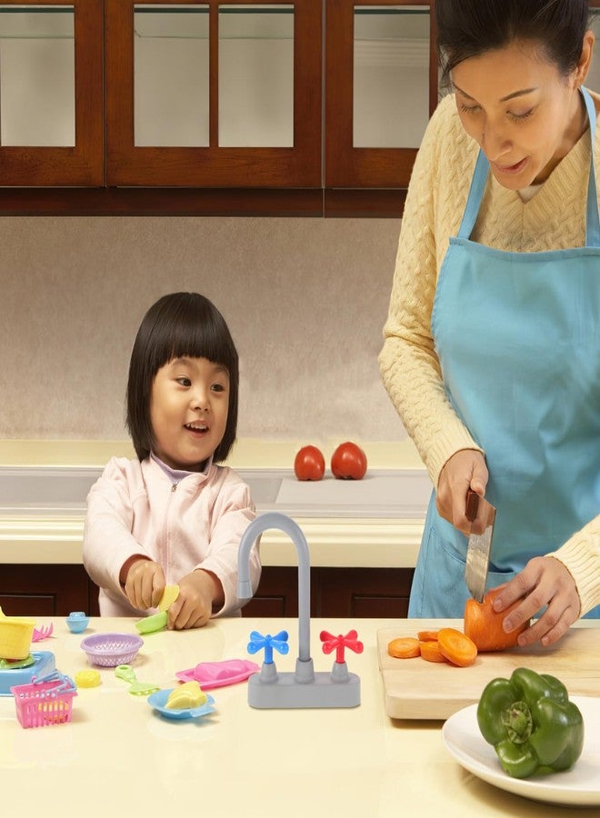 VOSAREA Simulation Kitchen Faucet Toy: Pretend Play Sink Accessories - Portable Design for Home & Outdoor Preschool Role-Playing Games - Image 3