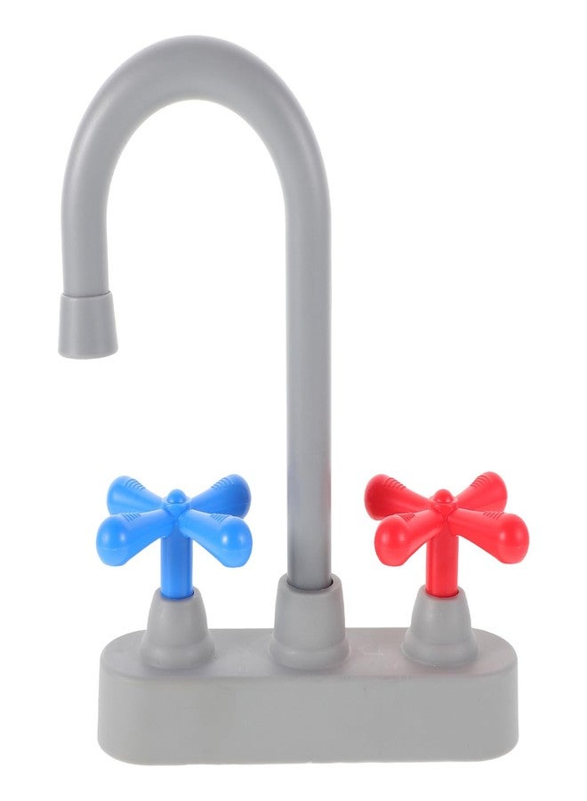 VOSAREA Simulation Kitchen Faucet Toy: Pretend Play Sink Accessories - Portable Design for Home & Outdoor Preschool Role-Playing Games - Image 1