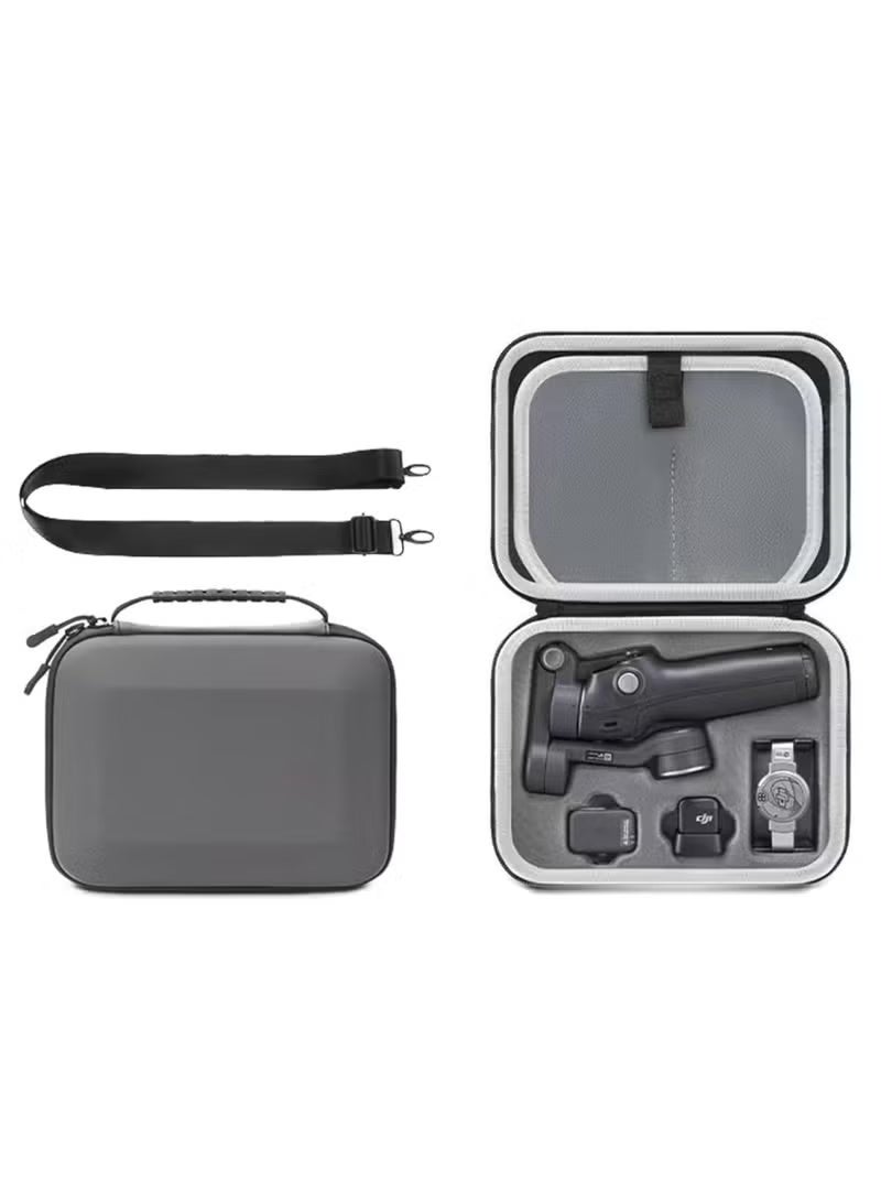 1pcs for Osmo Mobile 7P Case, Portable Storage Bag with Shoulder Strap for Dji Osmo Mobile 7/7P Gimbal Stabilizer Travel Carrying Case Hard Shell Protective Cover Accessories (Grey) - Image 1