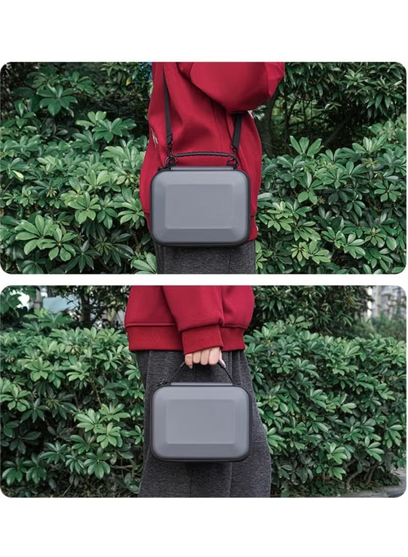 1pcs for Osmo Mobile 7P Case, Portable Storage Bag with Shoulder Strap for Dji Osmo Mobile 7/7P Gimbal Stabilizer Travel Carrying Case Hard Shell Protective Cover Accessories (Grey) - Image 2