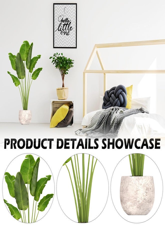 YOLUFER 3D Potted Plant Wall Stickers, Removable Bonsai Decals, Wall Decal for Living Room, Bedroom,Office, Green - Image 3