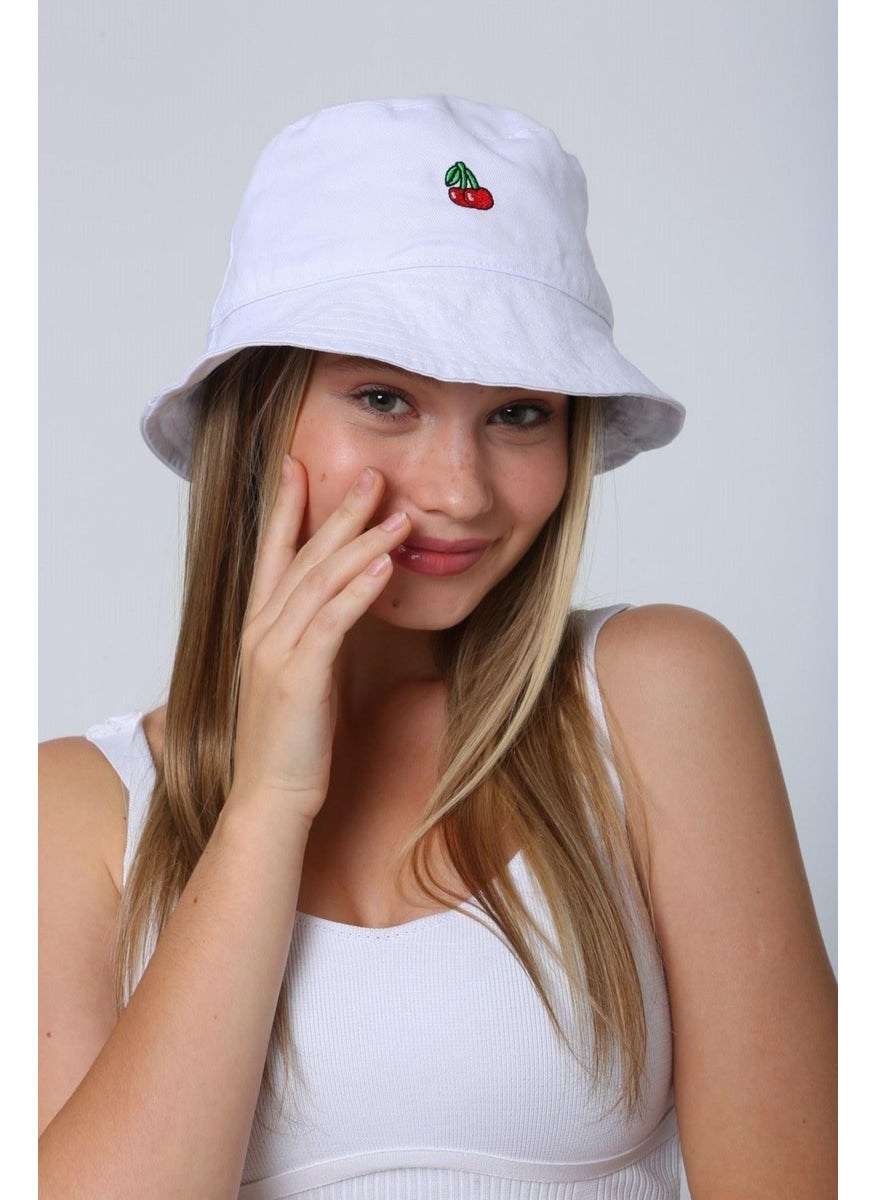 Saria Fashion Cherry Embroidery Detailed Women's Bucket Hat - pzsku/Z16D5B2A6CF50C96A7D74Z/45/_/1730621456/75acfc3c-f0f3-47ba-8f99-9688ecc3eaa1