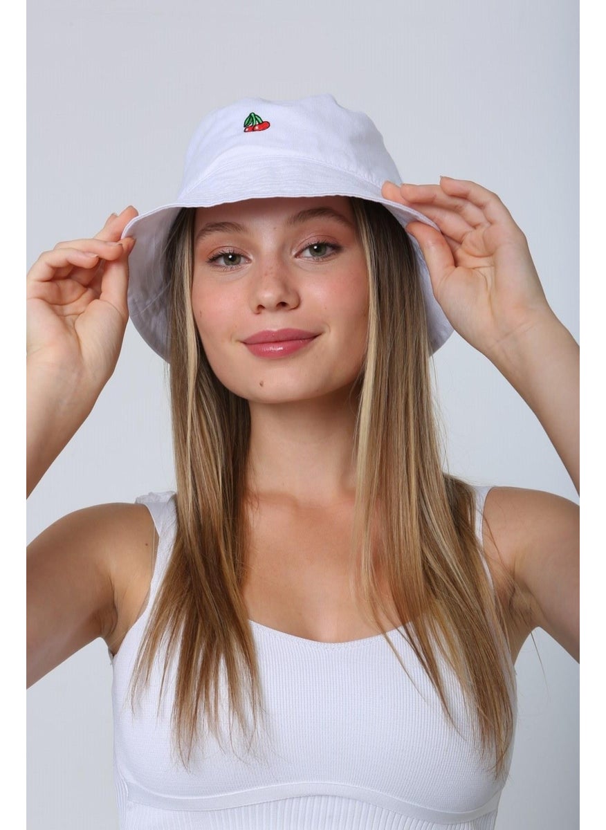 Saria Fashion Cherry Embroidery Detailed Women's Bucket Hat - pzsku/Z16D5B2A6CF50C96A7D74Z/45/_/1730621458/60f4c77e-3b7c-4988-8a8a-5849a6139c36