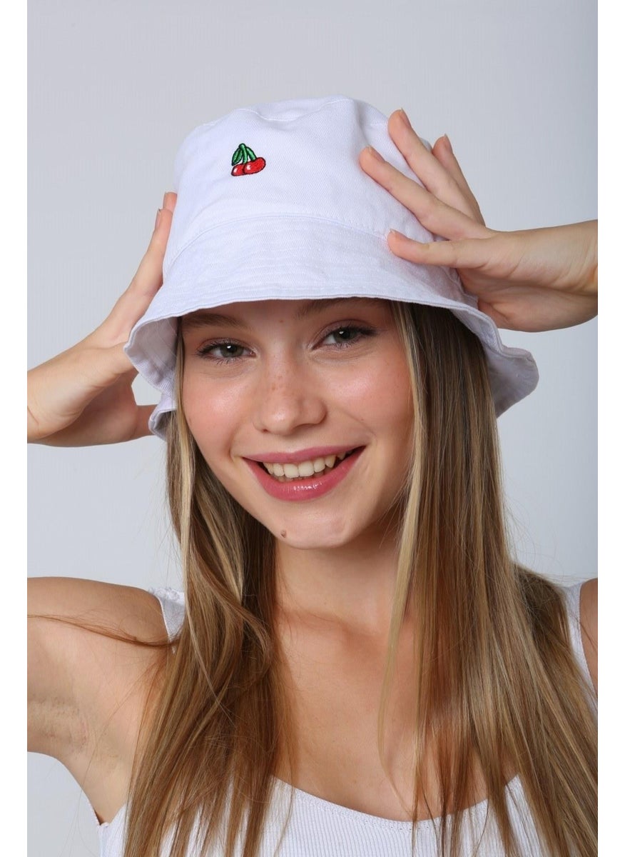 Saria Fashion Cherry Embroidery Detailed Women's Bucket Hat - pzsku/Z16D5B2A6CF50C96A7D74Z/45/_/1730621491/8f405e51-6cac-4e83-8afb-bbe8db9dd14c