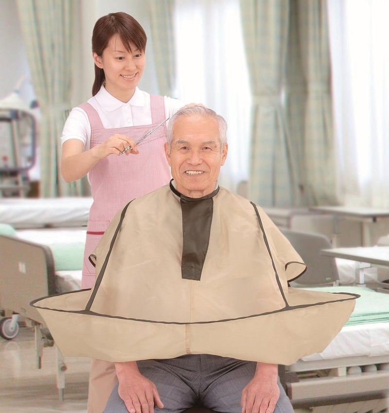 YORWAN YORWAN Hair Apron Cape Hairstylist Simple Design Pattern Hair Cutting Cloak Beard Shaving Umbrella Waterproof Cape Barber Home Salon Haircut Hairdresser Apron Cloth for Adult Women Men Kids - Image 2