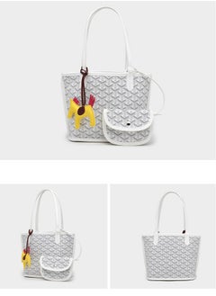 Generic Printed Shopper Small Tote White Pendants Random  - Image 2