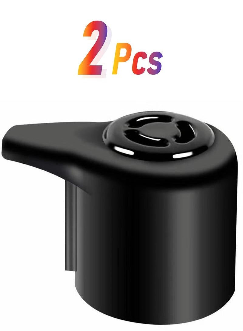 روكاوات 2 قطعة صمام الصمام البخار البلاستيكي صمام عالمي للوعاء الفوري 3 ، 5 ، 6 ، 8 كيوارت QT | ملحق مقبض إطلاق البخار لطباخ الضغط الكهربائي الأسود 1.02 × 1.02 × 0.76 سم - Image 1