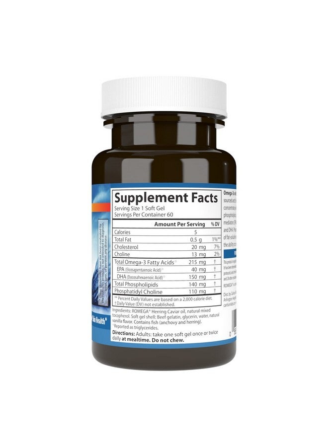 Carlson - Omega-3s with SPMs, Phospholipid Omega-3s, Pro-Resolving Mediators (PRMs), Healthy Brain Aging, Cellular Support, 60 Soft Gels - Image 2