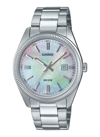 Quartz Mother of Pearl Dial Stainless Steel Men's Watch MTP-1302DS-7AV - pzsku/Z16D5F0B5B39C9E6B0C58Z/45/1746204227/3d4176a5-50ef-434c-9110-483150467f10