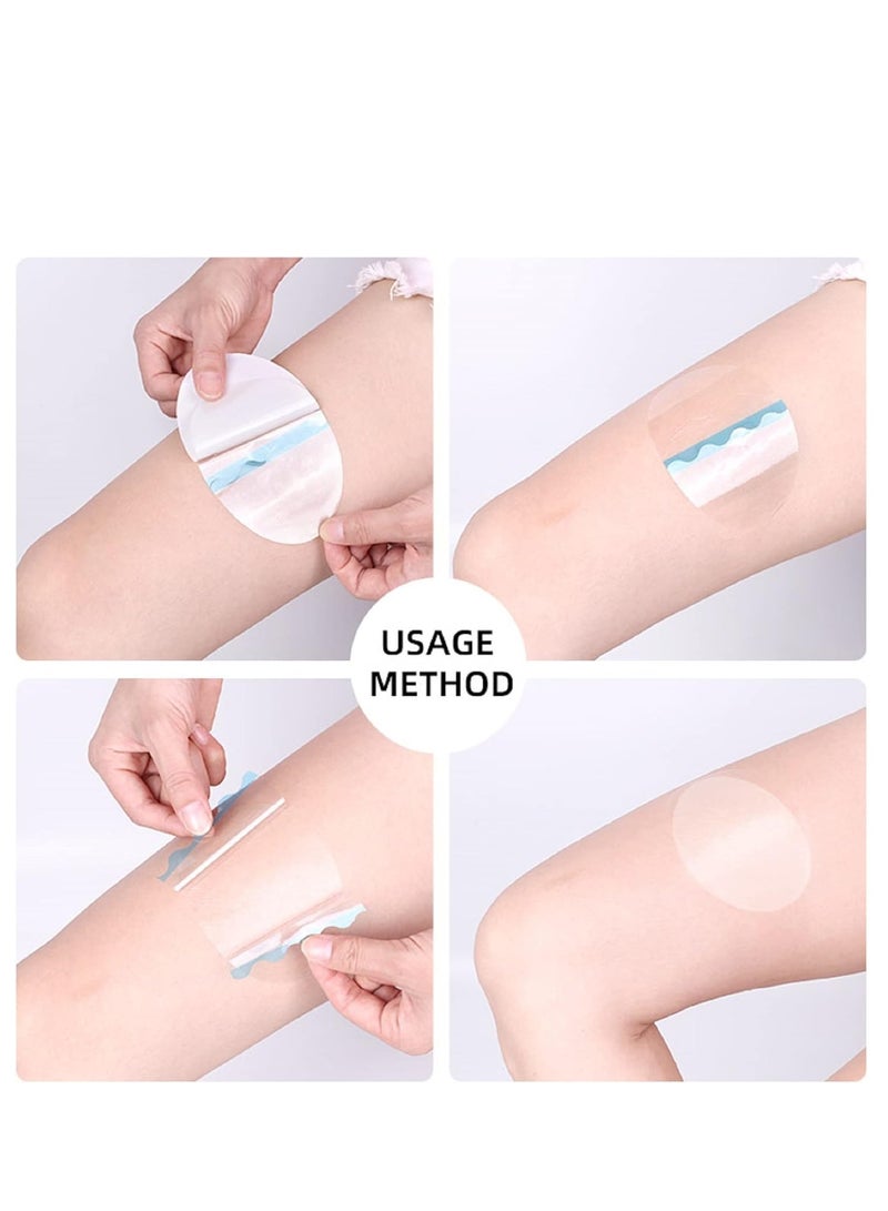Generic 16Pcs Thigh Inner Anti-chafing Sticker Paste leg friction pads Thigh Tapes Disposable Invisible Body Anti-Friction Pads for Outdoor Knee Calf Anti Chafe Patches Self Adhesive Wear Resistant - Image 2