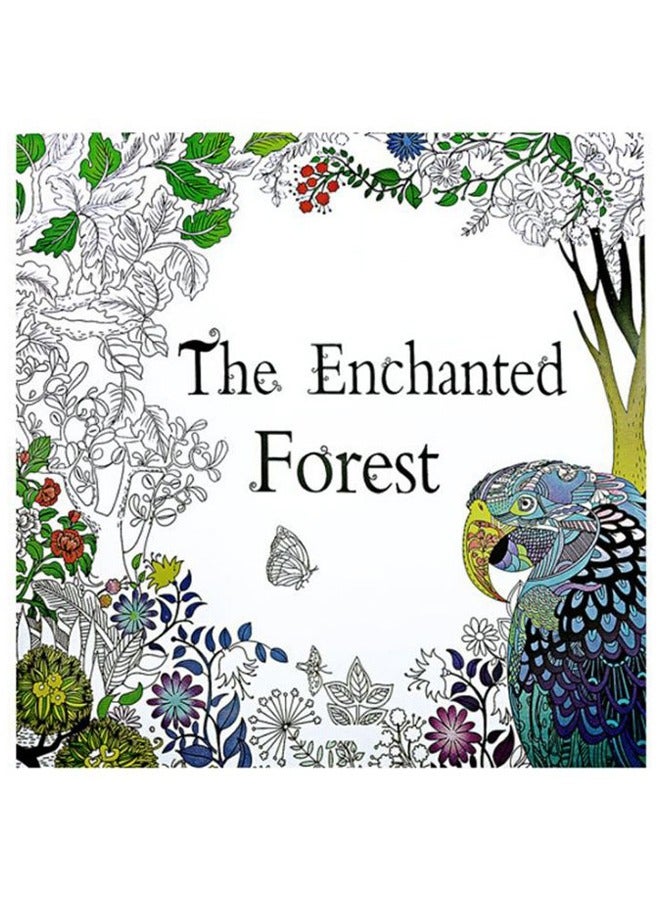 24-Pages Enchanted Forest Colouring Book 25x25CM