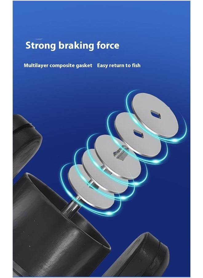 yongsheng Ball Bearings Spinning Fishing Reel,Saltwater Fishing Reel Durable Construction Easy Clutch Operation Comfortable Grip High Strength Engineering for Outdoor Fishing Trips  - Image 4