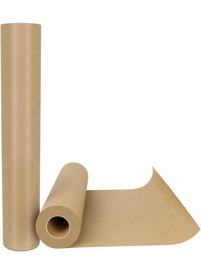 Premify Jumbo Brown Kraft Paper Roll (75Cm X 30M) 80Gsm, Arts & Crafts Gift Packing Paper, Gift Wrapping Paper, Student Drawing Painting Wall Art Rolls, Butcher Paper - Image 1